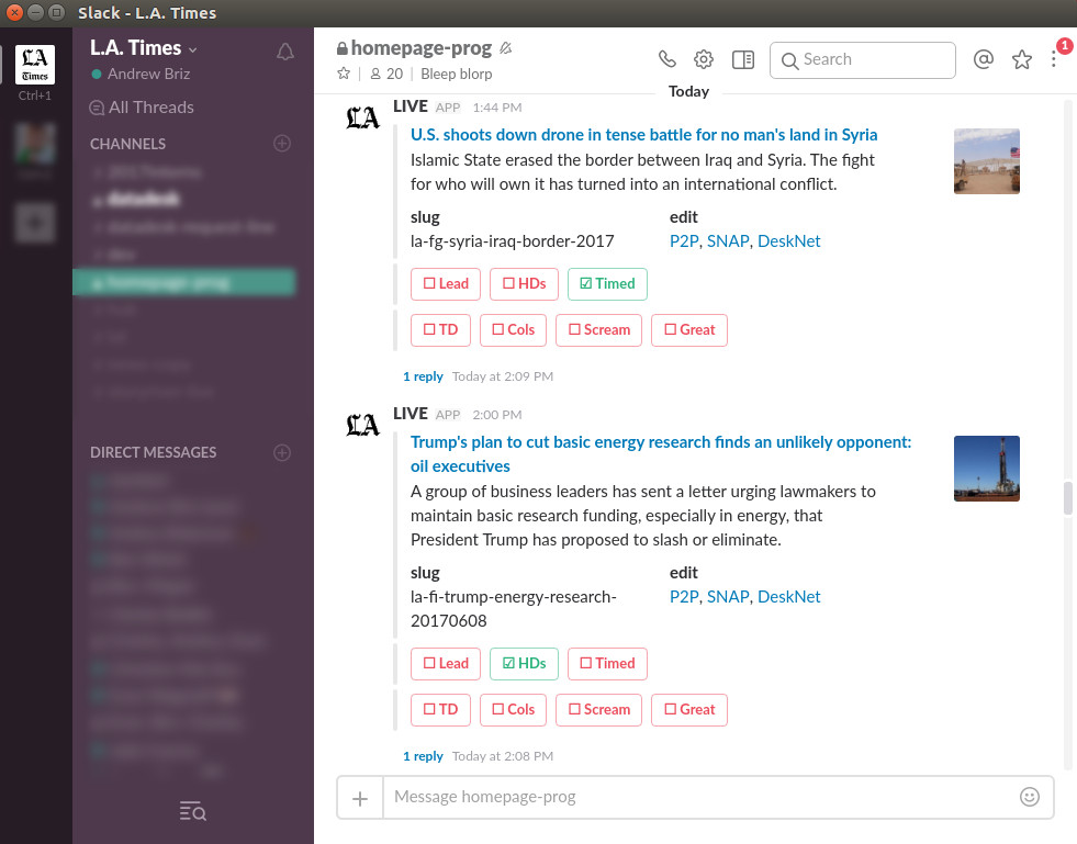 How Slack Controls Our Cms Features Source An Opennews Project