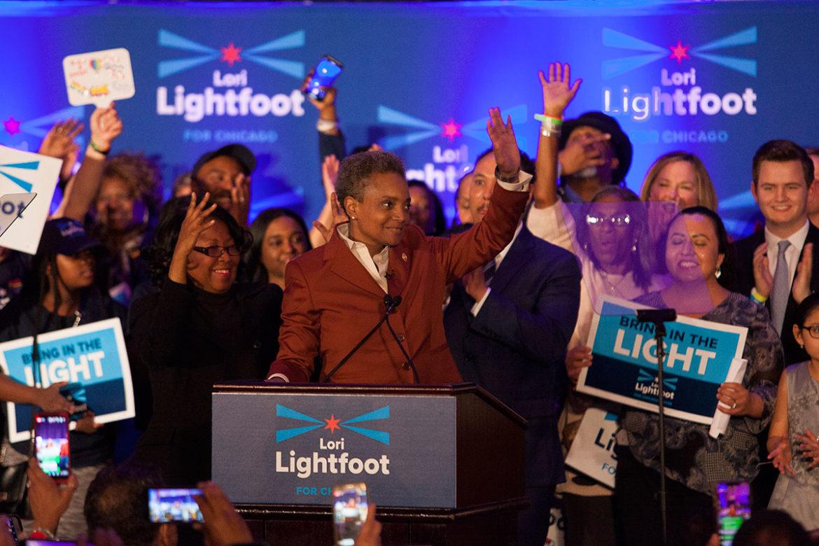 Photo of winning mayoral candidate Lori Lightfoot