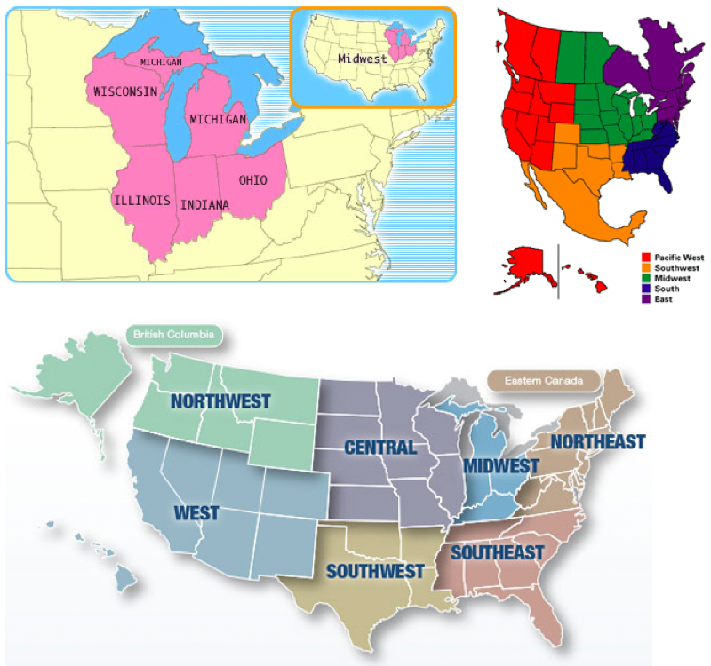 Maps of the Midwest